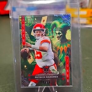 2024 Wild Card Jokers Wild Pat Mahomes full art green & red Colormatch 1 of 1